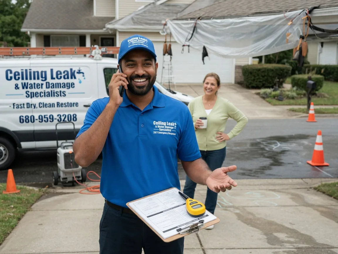 Ceiling Leak Cleanup Starlight, PA FAQs